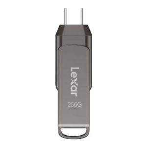 Lexar JumpDrive Dual Drive D400 256GB USB 3.1 USB-C Flash Drive [LJDD400256G-BNQNG]