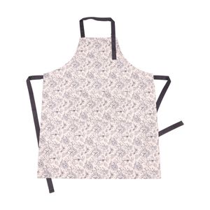 Bas Phillips Printed Linen Looks Kitchen Apron Cotton Blue Birds