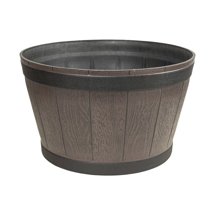 Eden 52 x 31cm Resin Whiskey Barrel Planter
