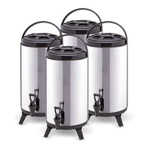 SOGA 4X 14L Portable Insulated Barrel Brew Pot with Dispenser