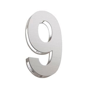 Sandleford 120mm 9 Azure Stainless Steel Numeral