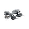 Cuisine::pro Diamond 9 Hard Anodised 6 Piece Cookware Set