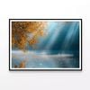 A Sunny and Foggy Morning  Print 100% Australian Made 120x90cm  (Poster)