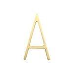 Sandleford 120mm Brass Toorak Letter A