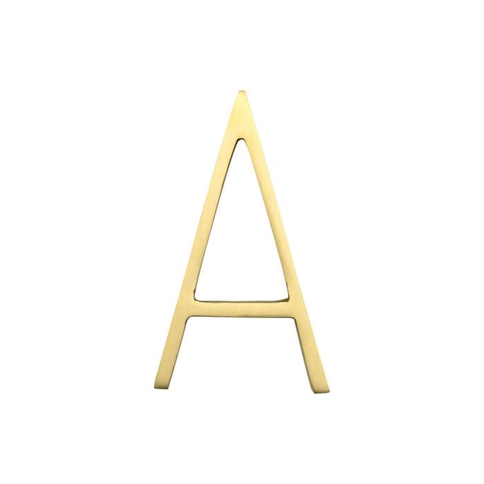 Sandleford 120mm Brass Toorak Letter A