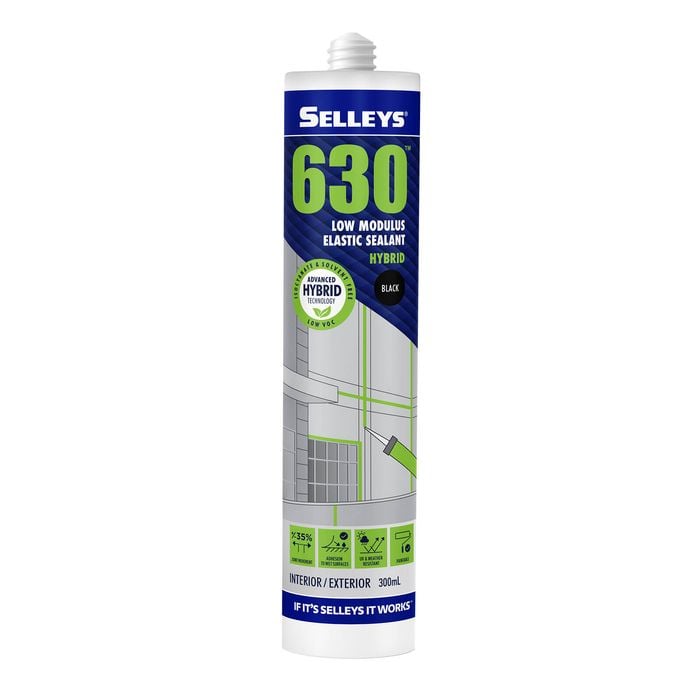 Selleys 300ml Black 630 Low Modulus Flexible Sealant