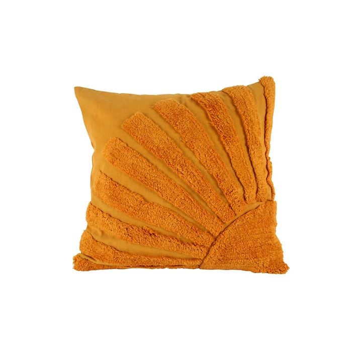 Maine & Crawford Barbie 50x50cm Cotton Fringed Cushion - Yellow