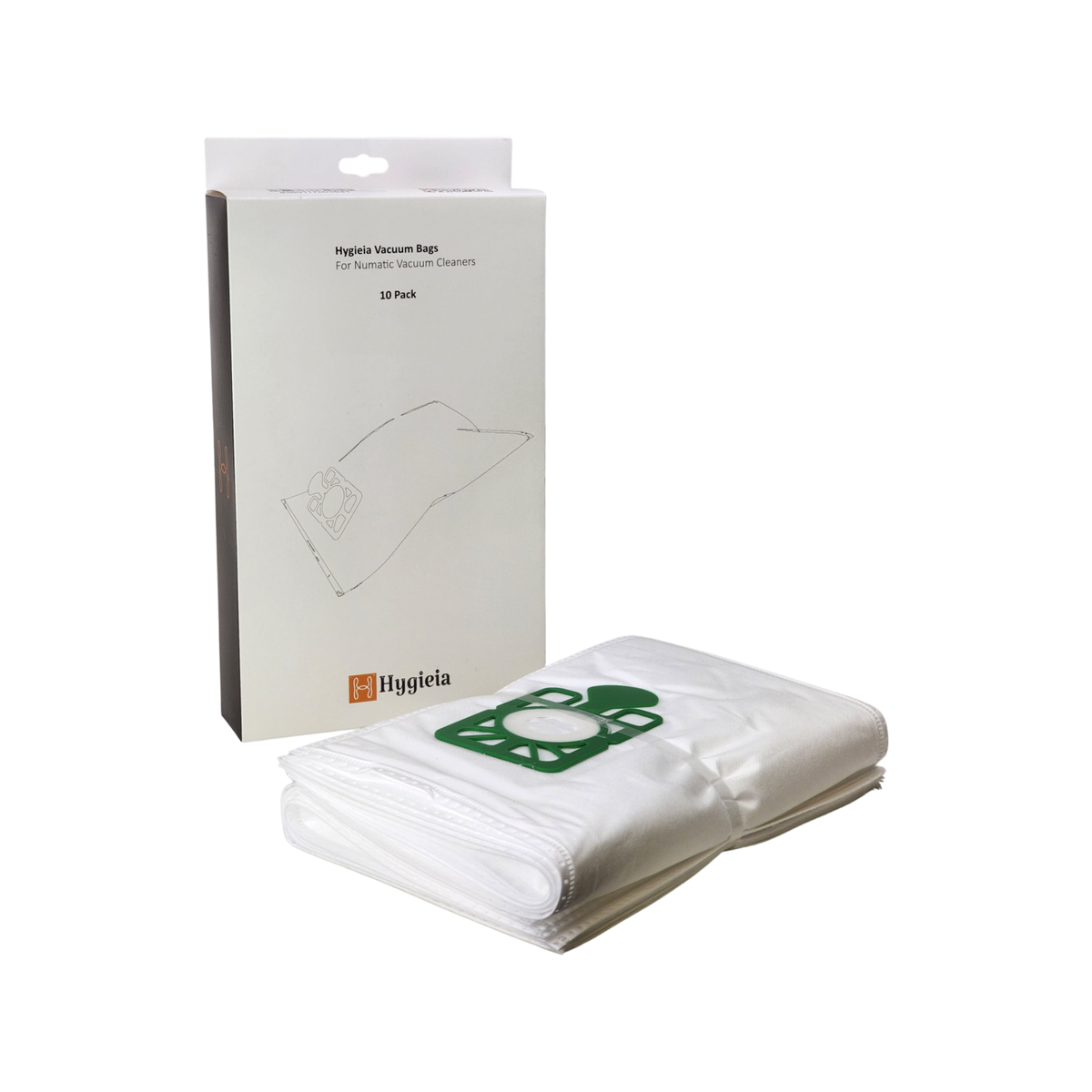 Hygieia 10 X Vacuum Bags For Numatic Charles, Henry, George, James ...