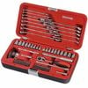 Sidchrome 1/4" Metric / AF Drive Socket and Spanner Set - 51 Piece