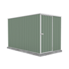 Absco Sheds 1.52 x 3.0 x 1.8m Pale Eucalypt Basic Single Door Garden Shed