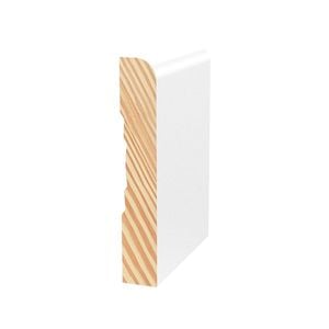Porta 66 x 11mm 2.7m Pencil Round Architrave Primed FJ Pine
