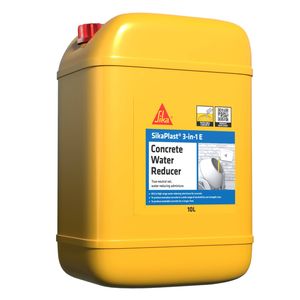 Sika 10L Light Brown SikaPlast 3in1 E Concrete Water Reducer