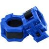 METEOR 50mm Blue ABS Plastic Olympic Barbell Collars Clamps