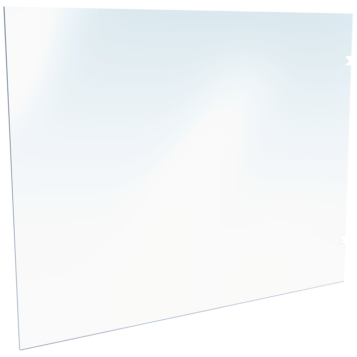 ProtectorAl 1500 x 1200 x 12mm Glass Pool Soft Close Hinge Panel
