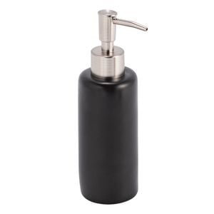 Estilo 60mm x 190mm Matt Black Basic Soap Dispenser