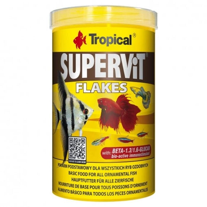 Tropical Fish Food Supervit Flakes 500ml