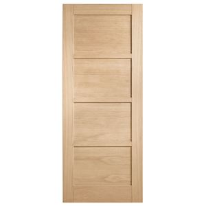 Corinthian 2040 x 920 x 35mm Internal Door White Oak Moda AMOD4 - 920mm