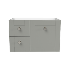 New England Joinery 750mm Diadem Wall Hung Centre Bowl Vanity - Cabinet Only
