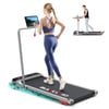 BLACK LORD Treadmill 40cm Walking Pad Incline Foldable Silver
