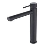Mondella Resonance 35mm Matte Black Vessel Basin Mixer WELS 4 Star 7.5L/min