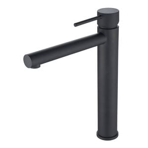 Mondella Resonance 35mm Matte Black Vessel Basin Mixer WELS 4 Star 7.5L/min