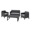 Keter Orlando Lounge Set With Adjustable Lyon Table