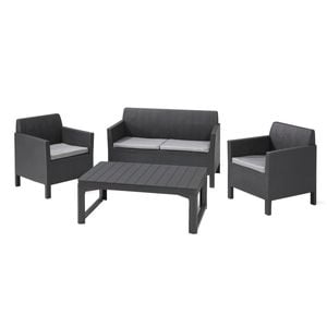 Keter Orlando Lounge Set With Adjustable Lyon Table