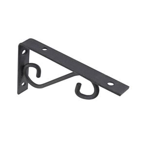 Carinya 250 x 125mm Black Scroll Stayed Bracket