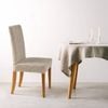 Sherwood Faux Linen Stretch Fit Chair Cover Natural