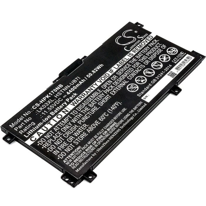 Cameron Sino Lk03xl, Hstnn-ub7i Battery Replacement [cs-hpk170nb]