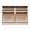 Artiss Shoe Cabinet X2 Set 2 Flip Drawers Adjustable Shelves Wood