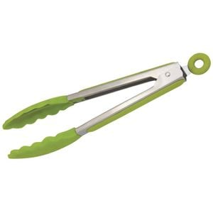 Avanti 23cm Stainless Steel/Silicone Tongs Cooking Utensil Serving BBQ Clip GRN