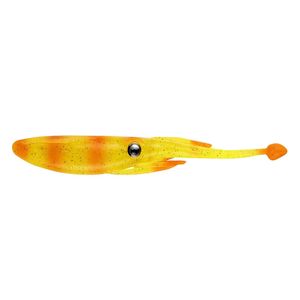 Nomad Design Live Ops Jerksquid 5" Soft Plastic Fishing Lure Chartreuse Tiger