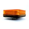 24W Amber Mini Compact LED Square Beacon - AMBER | AMBER | PERMANENT