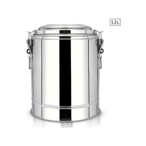 SOGA 12L Stainless Steel Insulated Stock Pot