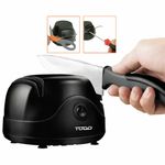 TODO 60W Electric Knife Sharpener w/ 2 Grinder Wheels