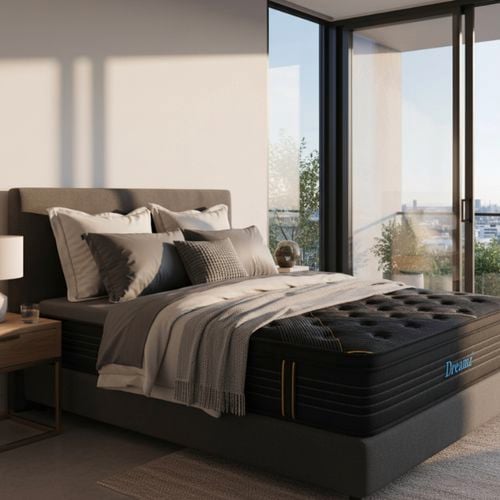 Dreamz SUMMIT 35CM Bamboo Euro Top Egg Foam Spring Mattress - Queen
