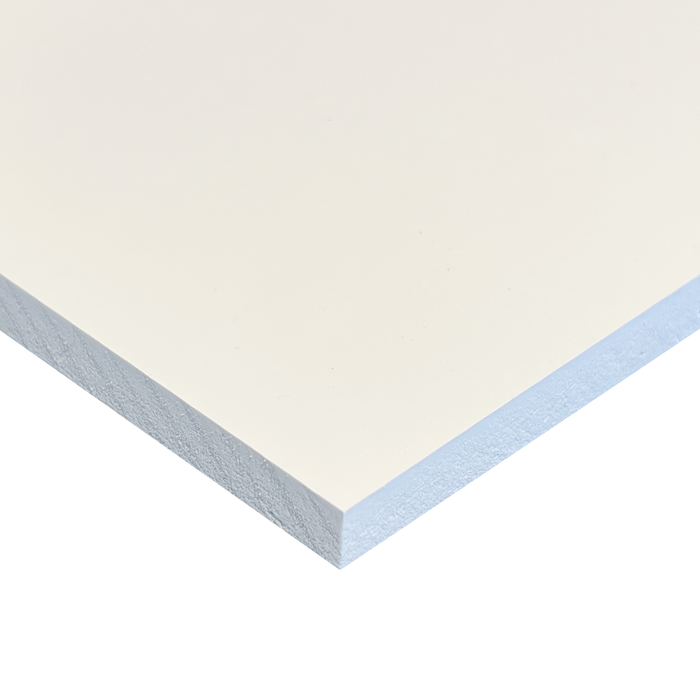 1220 x 800 x 16mm White Versatile PVC UV Foam Board