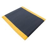 Matpro 90 x 120cm Safety Soft Foot Mat Yellow Border