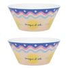 2PK Porto Sole Outdoor Entertaining Round Serving Bowl 25.7cm Multi-Coloured