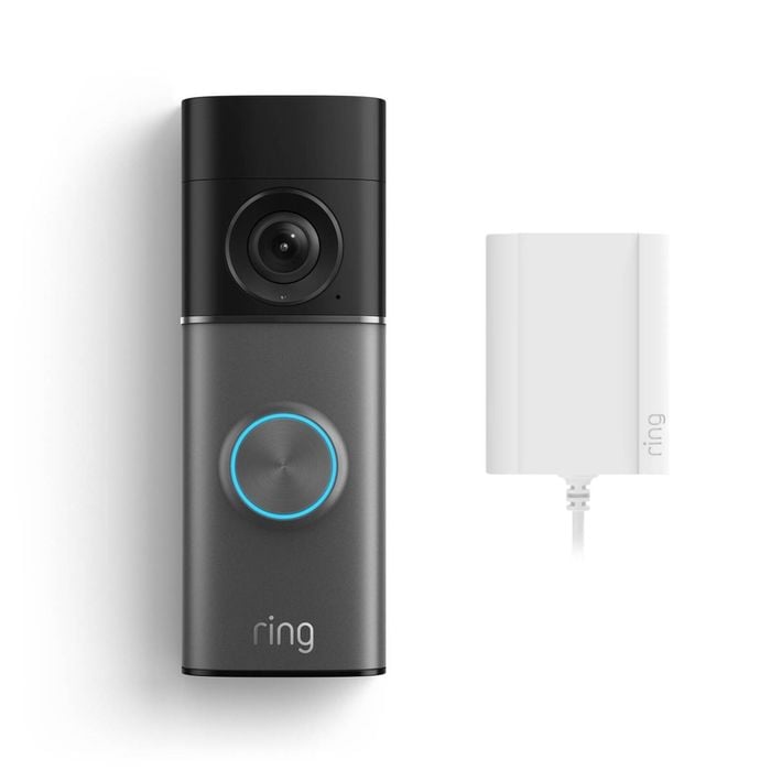 Ring Silver Wired Video Doorbell Pro (3rd Gen) Plug-In