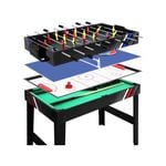 4-In-1 Game Table Soccer Foosball Pool Hockey Table