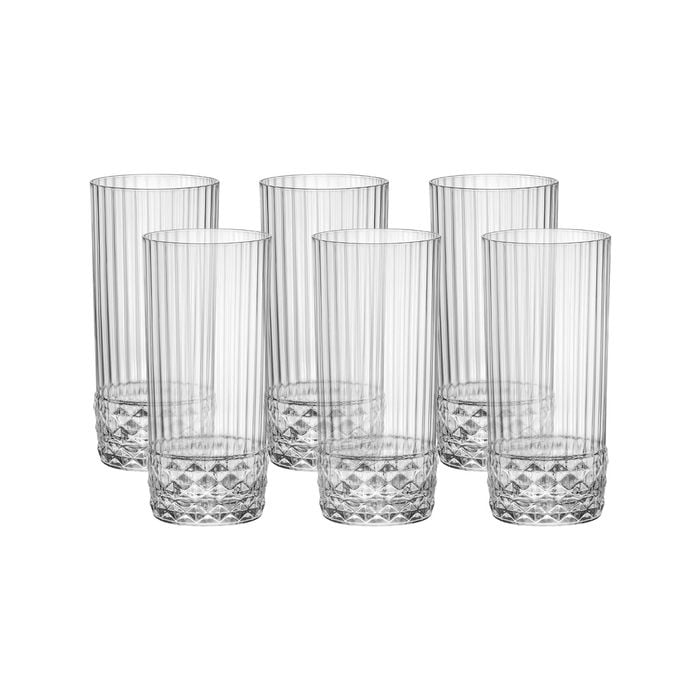 Bormioli Rocco America '20s Highball Glass 490ml Set of 6