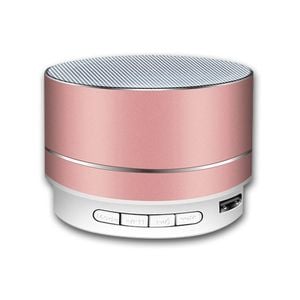 Portable Wireless Handsfree Rechargeable Bluetooth Speakers (Pink)