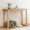 Homfurn Console Table 110cm Oak