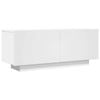 vidaXL TV Cabinet White Engineered Wood Living Room TV Stand HiFi Cabinet
