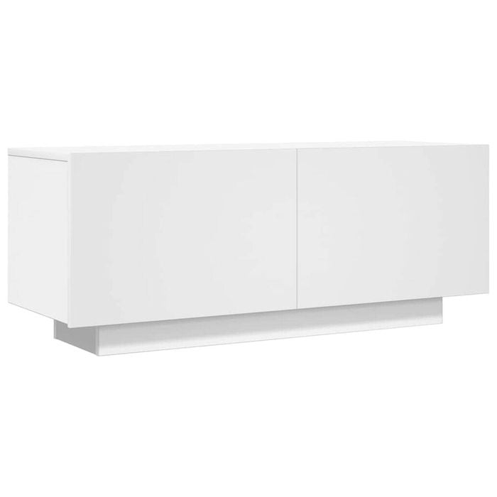 vidaXL TV Cabinet White Engineered Wood Living Room TV Stand HiFi Cabinet
