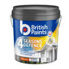 British Paints 4 Seasons Defence 15L White Low Sheen Exterior Paint