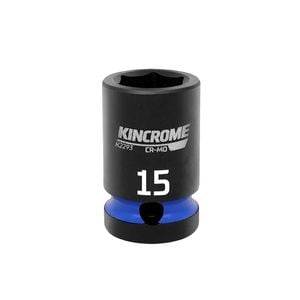 Kincrome 15mm 1/2” Square Drive Impact Socket