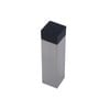 Adoored Satin Chrome Rectangle Rubber Bumper Door Stop